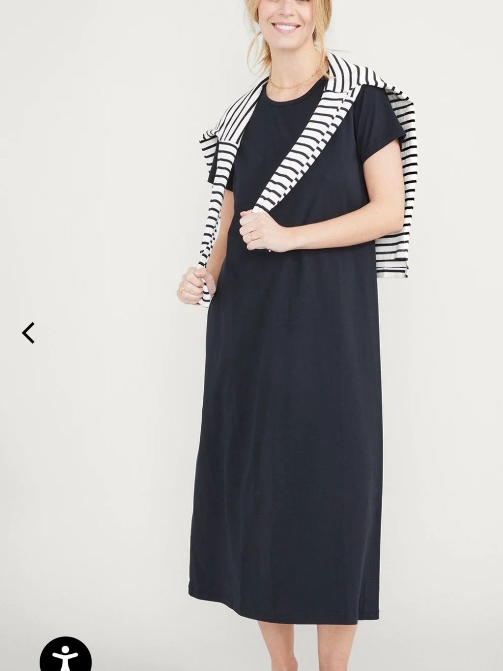Hatch Black Nursing T Dress